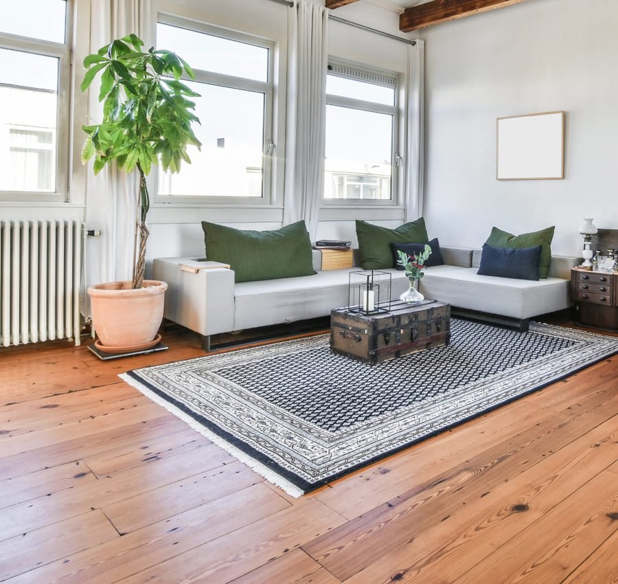 The living room of a modern apartment